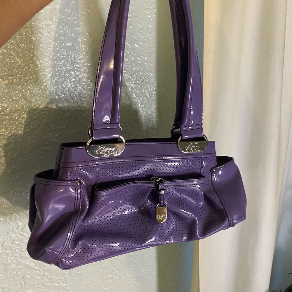 Lilac Latex Purse